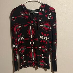 Ralph Lauren Aztec Southwestern Henley Hooded Shirt